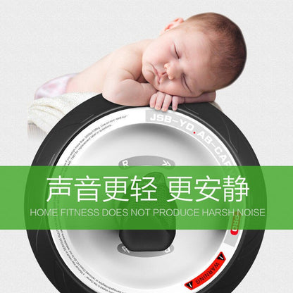 Automatic rebound abdominal wheel